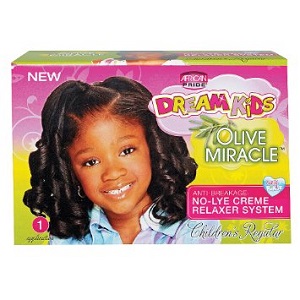 African Pride Dream Kids Olive Miracle Relaxer Kit Regular